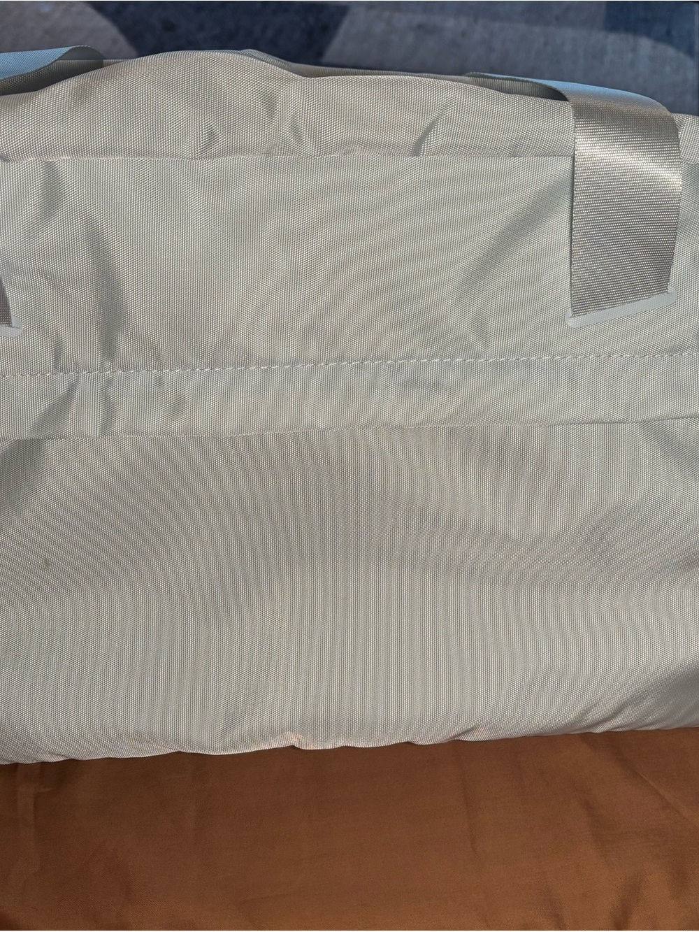 all in motion cream/off white Duffel Bag Tag